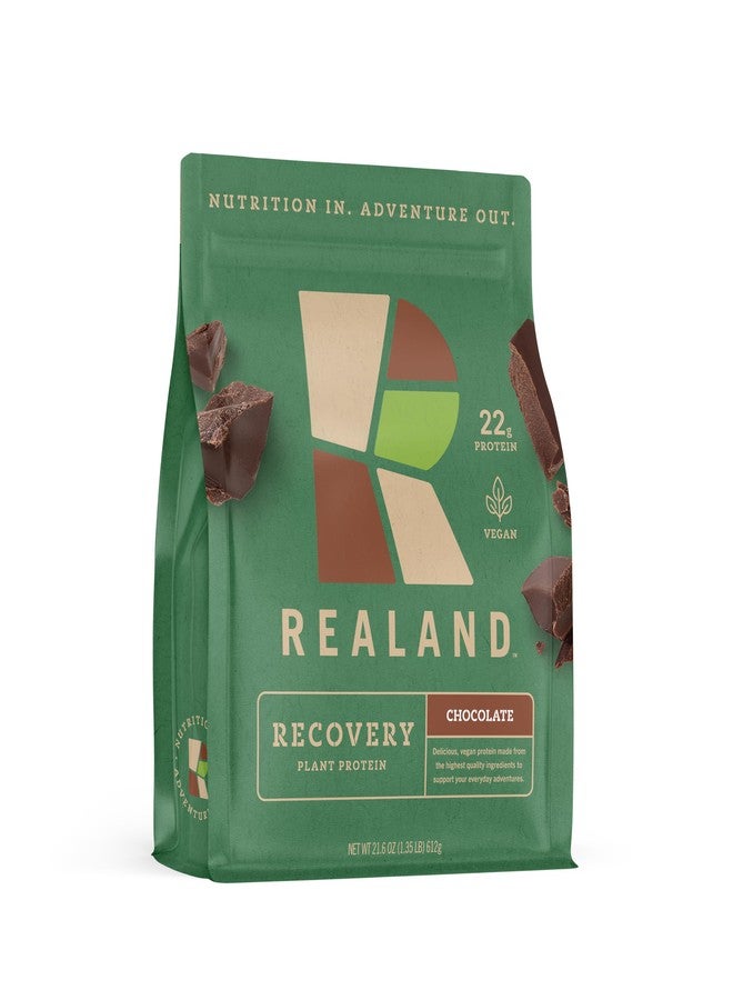 Realand Chocolate Vegan Plant Protein Isolate - Fava Bean Protein Powder for Recovery - 22g of Protein - 17 Servings - Image 1